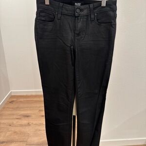 PAIGE Women's Sleek Black Skinny Jeans
